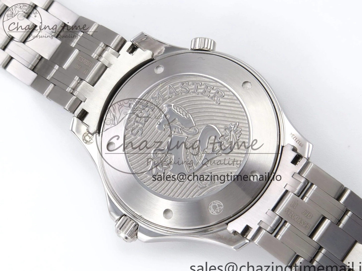 0315 Seamaster Diver 300M OMF 1:1 Best Edition Black Ceramic Black Dial on SS Bracelet A Seasonal 7708